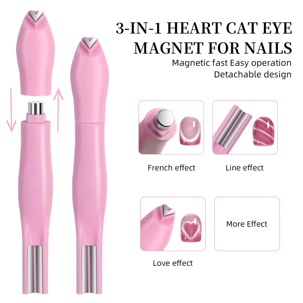 3-In-1 Heart Shape Cat Eye Nai - огляд і ціна Contour Palette Stick