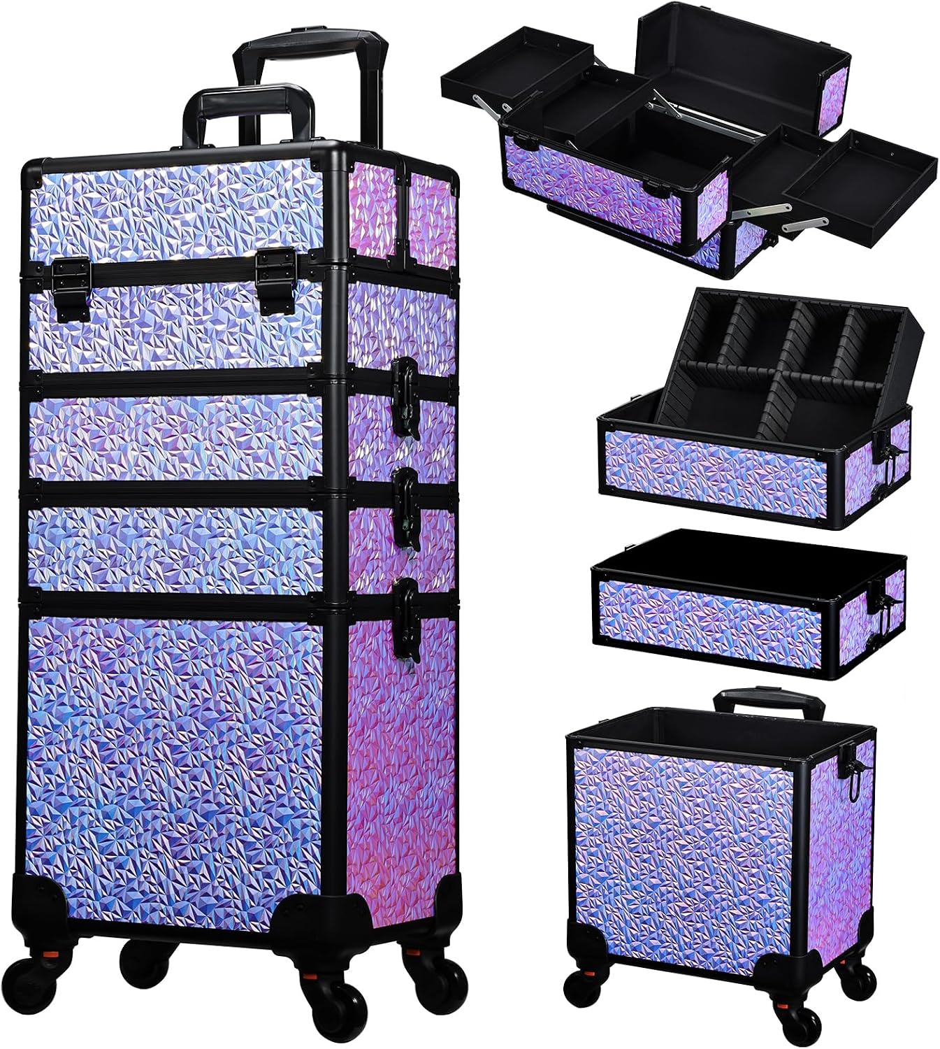 Rolling Makeup Train Case, Lar - огляд і ціна Beauty Makeup Vanity Set